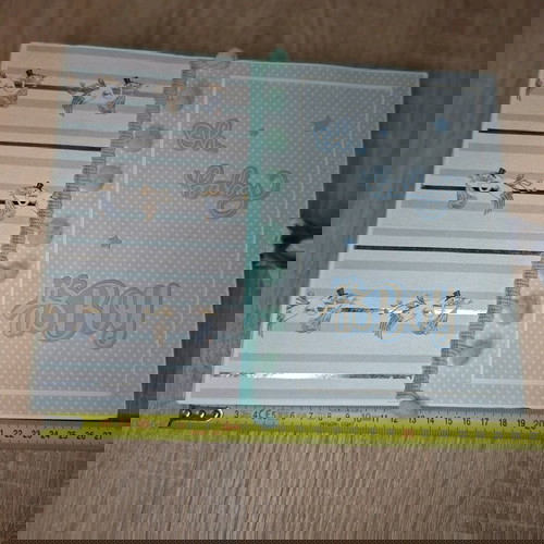 Χειροποίητο ευχολόγιο βάφτισης καινούργιο - άλμπουμ φωτογραφιών - scrapbook