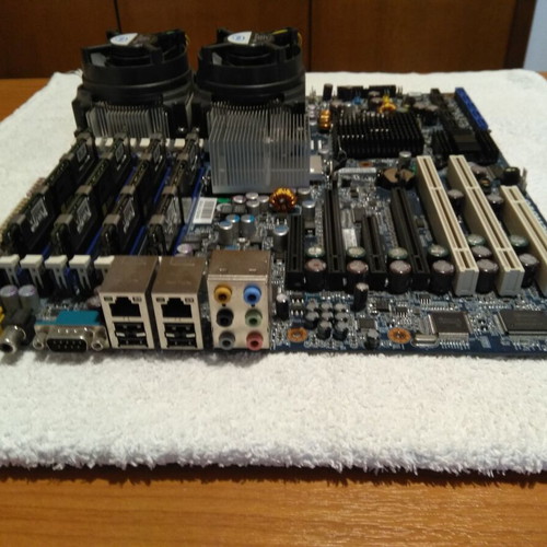Lenovo D10 Server Motherboard dual socket LGA771 used with CPU and RAM