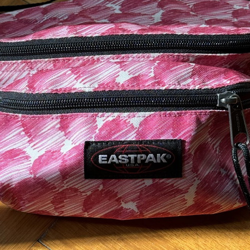 Eastpak Pink Patterned Fanny Pack like new, durable waist bag
