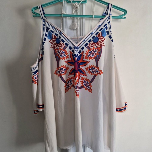 Shein Curve top white, like new, XL-XXL
