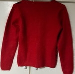 Angora sweater used, red, size S, Jessy Line Roma