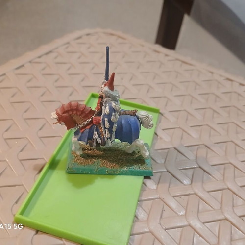 Warhammer Empire Elector Count Ostland figure with horse, like new