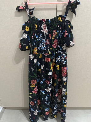 Alcott women's dress like new, black floral, XS size