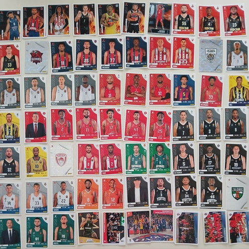 Euroleague 2025-2026 Panini stickers set of 38