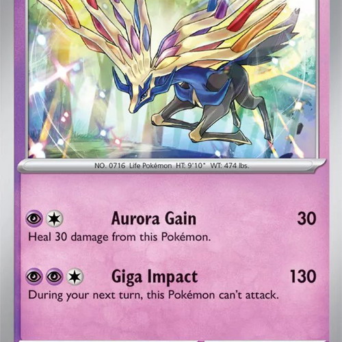 Xerneas collectible Pokemon card new