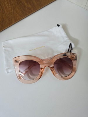De-Sunglasses ανοιχτά ροζ γυαλιά ηλίου σαν καινούργια
