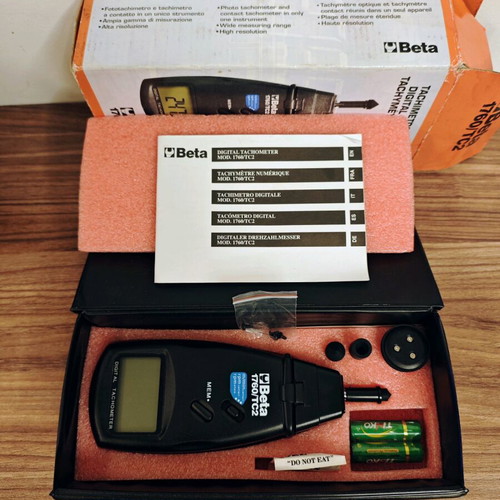 Beta 1760/TC2 digital tachometer new with box and accessories