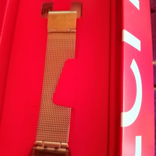 Swatch Metal Knit Again watch like new, silver unisex