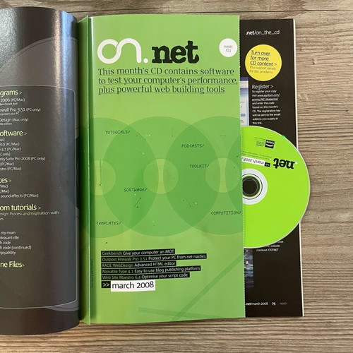 Practical Web Design issue 173 March 2008 with CD in like new condition