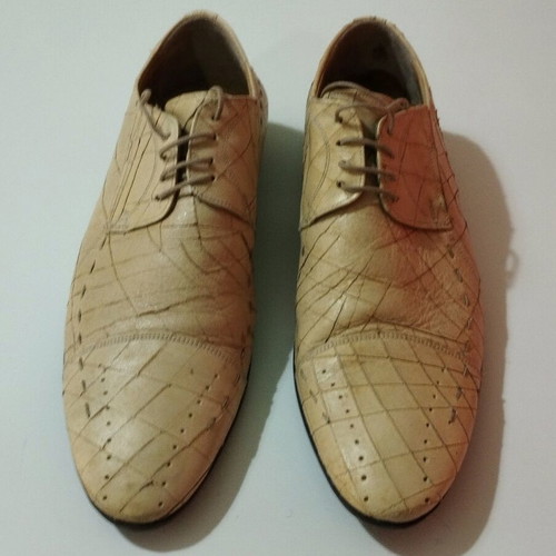 Leather shoes beige scarponi like new, size 42