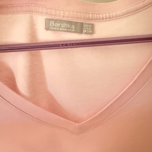 T-shirt pink soft like new Bershka size M