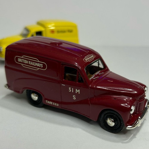 Lledo Vanguards 1996 Set Austin A40 Van 50's & Morris Minor 60's New