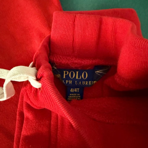 Ralph Lauren boys' set used, size 4, red, 3 pieces