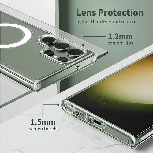 Magsafe Silicone Case for Samsung Galaxy S22/S23/S24/S25 Plus and Ultra New