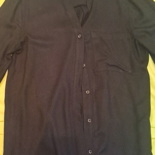 Long shirt black like new, size S
