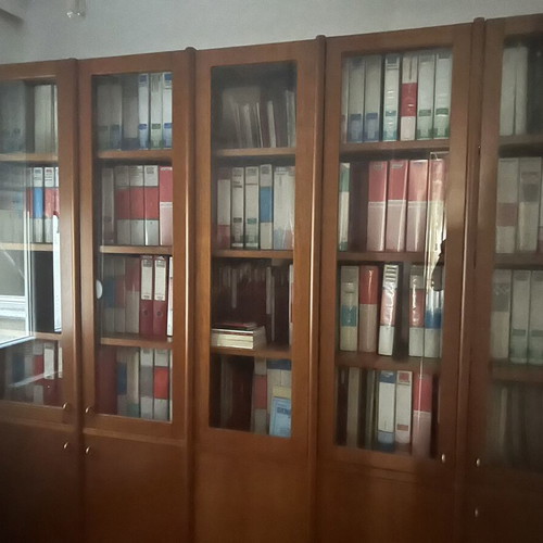 Solid wood bookcase