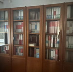 Solid wood bookcase