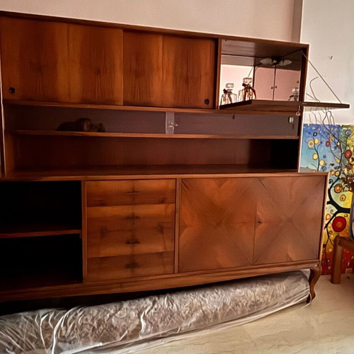 Sideboard used with cabinets, drawers and drinks cabinet