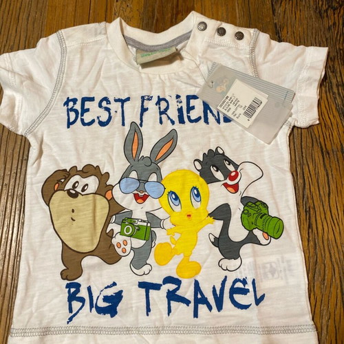 Baby Looney Tunes short sleeve shirt new, sizes 12 & 18 m