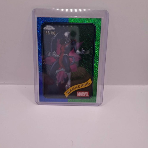 2025 Topps Chrome Marvel Wagnerine Blue Green Shimmer Refractor like new #200