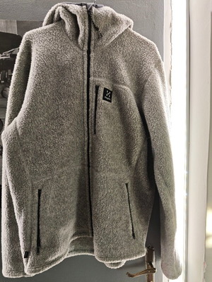 Haglöfs Pile fleece jacket grey melange size L like new