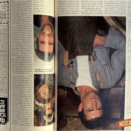 Kai magazine 1987 with Giorgos Dalaras and Mel Gibson, like new