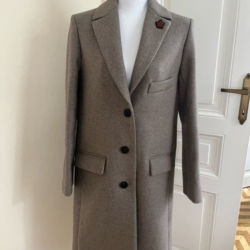 Zadig & Voltaire wool coat like new, gray, oversized small/medium