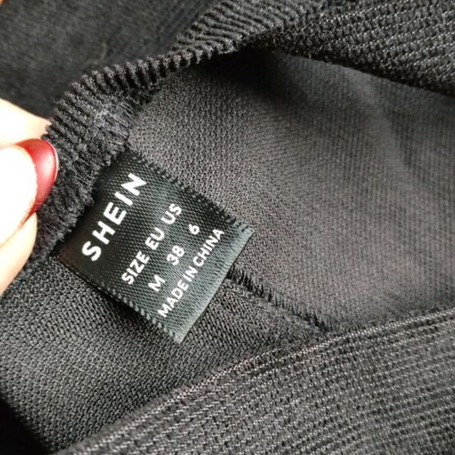 Corduroy dress used Shein black size M