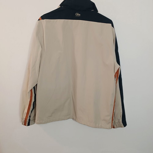 Glou Sport men's windbreaker jacket XL like new, beige with orange details