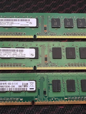 Ram PC DDR3 1x4 GB και 2x2 GB σαν καινούργιο