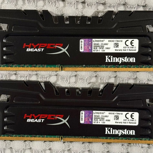 Kingston HyperX Beast KHX24C11T3K4/16X DDR3 SDRAM 8GB (2 x 4GB) like new