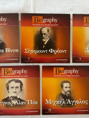 Biography 6 DVD set new, documentary with subtitles