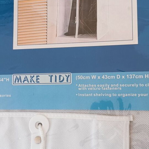 Fabric storage bag with transparent window new