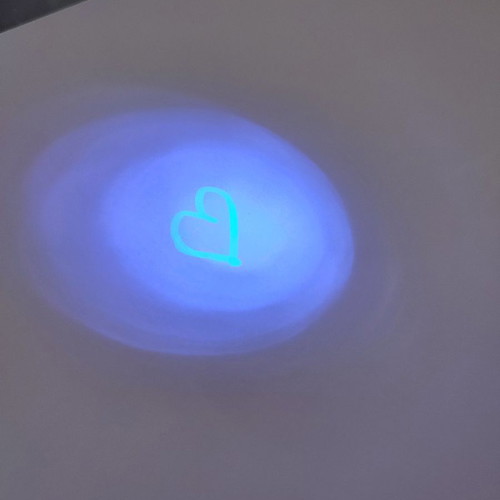 Marker with light for secret messages new