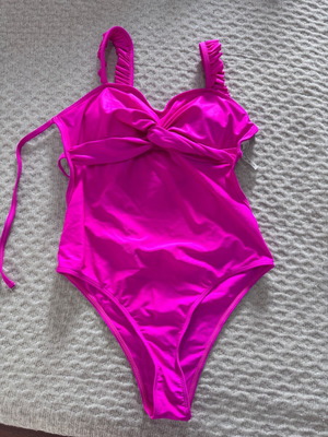 One piece swimsuit Shein size M like new, pink