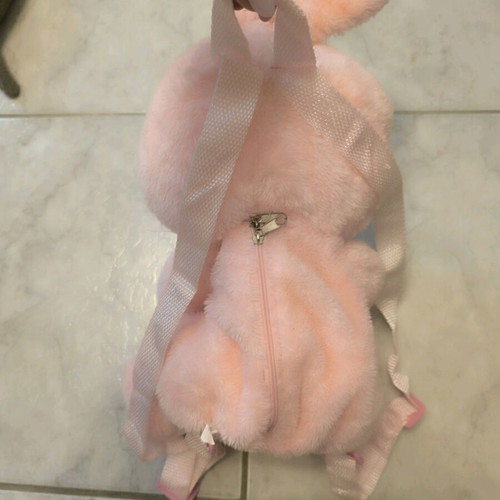 Rabbit bag with plush elephant gift