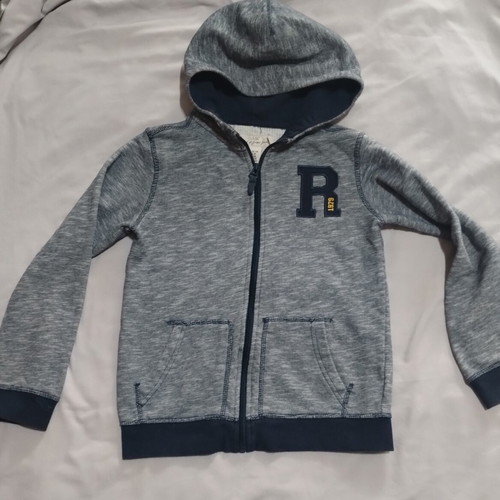 Hooded sweatshirt like new for 8 years old, gray
