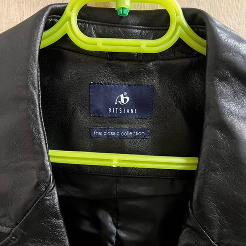 Men's leather coat