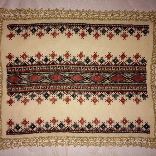 Set of handmade embroidery like new