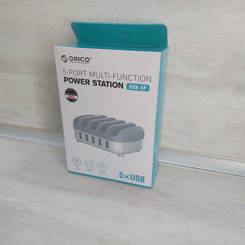 Orico DUK-5P USB charging station with organizer, new