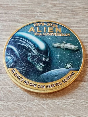 Alien 45th Anniversary commemorative coin new