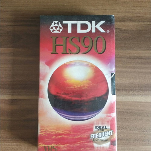 TDK HS 90 VHS cassette new, sealed