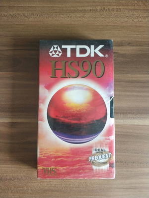 TDK HS 90 VHS cassette new, sealed