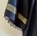 Black NEMA set like new with gold details