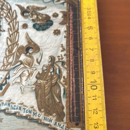 Old religious icon used