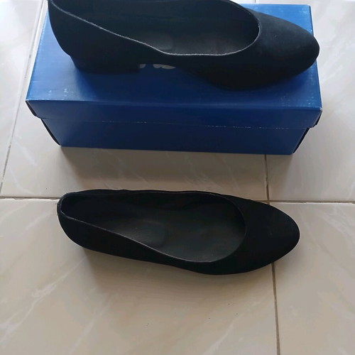 Sabino women's suede shoes used, size 37, black ballerinas
