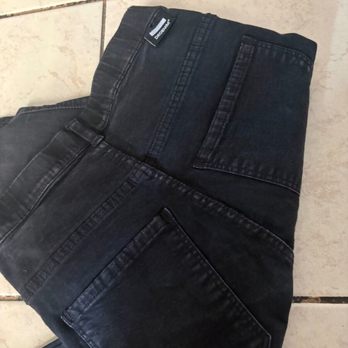 Dr Denim black high-waisted skinny jeans like new