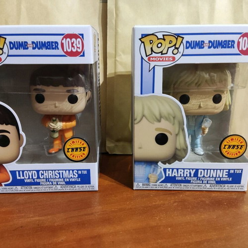 Funko Pop Dumb And Dumber Chase Edition Set like new
