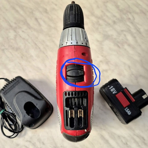 Parkside 18V cordless drill for repair or spare parts
