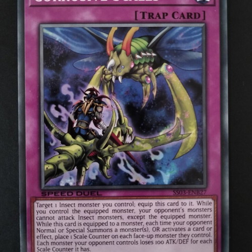 Corrosive Scales Yu-Gi-Oh trap card new
